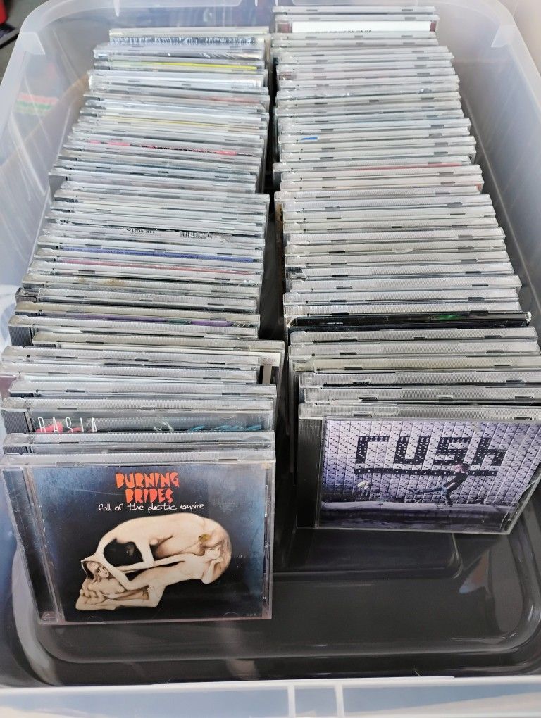 Classic Rock, heavy metal, alternative rock, and punk  CD's
