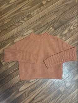 Love Change Italy * Woman’s Brown Cable Knit Sweater *Size Medium