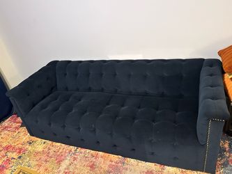 Navy Blue Sofa