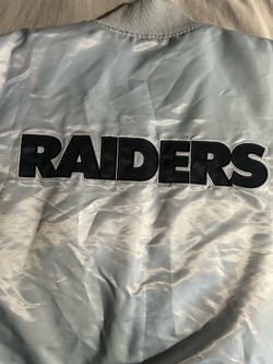 Raiders starter bomber jacket