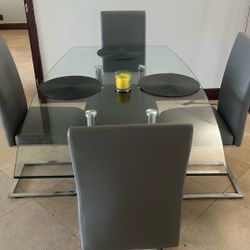 Dinning table with seats