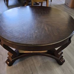 Oak Wood Coffee Table