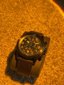 Victorinox Swiss Army Vintage Chronograph Automatic Gunmetal PVD strap