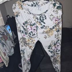 Iris Womens Vintage Floral Jumpsuit Romper Pants Medium
