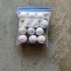 A Dozen Titleist Golf Balls – Clean – Good Condition