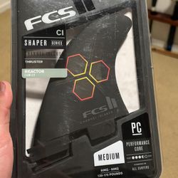 FCS 2 Channel Island Thruster Medium Fins 