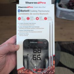 Thermpro Bluetooth Cooking Thermometer 2 Probes. Brand New