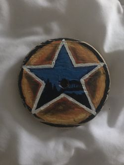 New Castle Brown Ale Hand Painted Drink Coaster