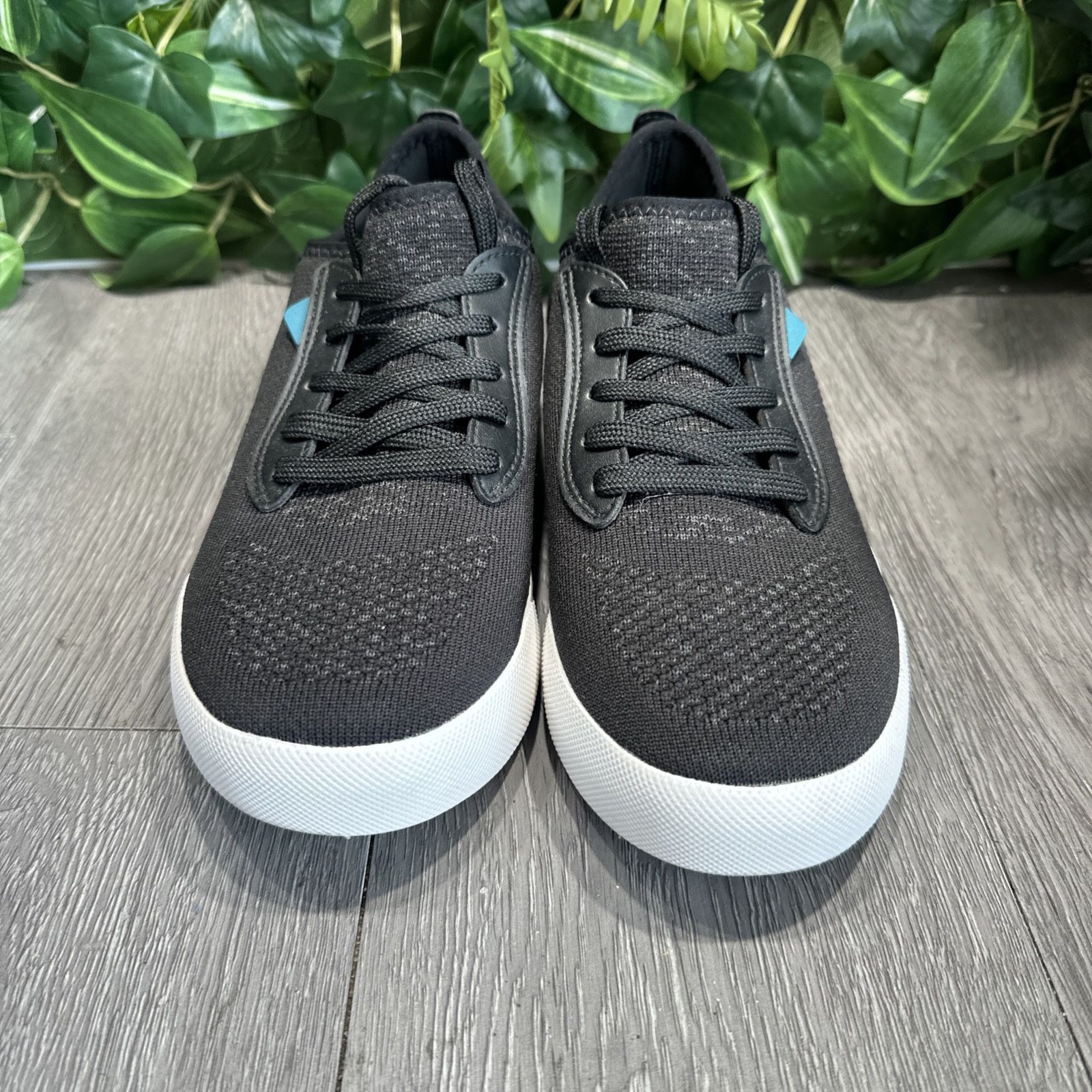 Vessi Womens Weekend Sneaker Size Waterproof Black Knit Casual