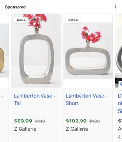 Vase Lamberton, Decor, Art