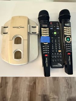 Magic sing karaoke machine