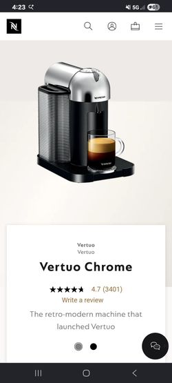 Nespresso coffee machine