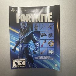 Fortnite Cobalt Star Bundle + 1000 V-Bucks PS5