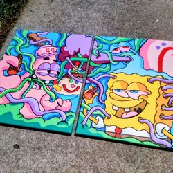 SpongeBob x Patrick Acrylic Painting Set