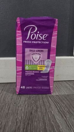 Poise liners feminine care