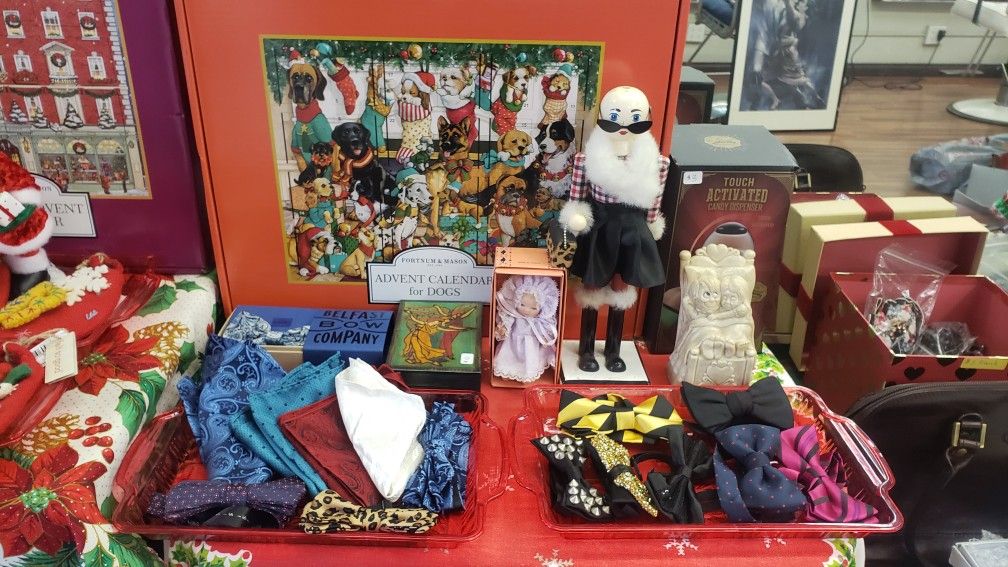 Christmas ornaments vintage tins advent calendar sweaters