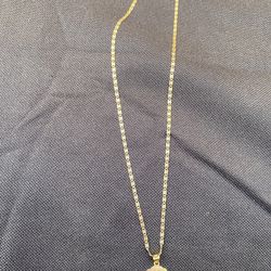 Chain And Pendant 14kt