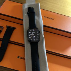 Brand New Apple Watch Hermès 45mm Stainless Steel Series 9