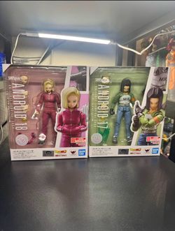 Dragon ball super Sh figuart android 17 and Android 18