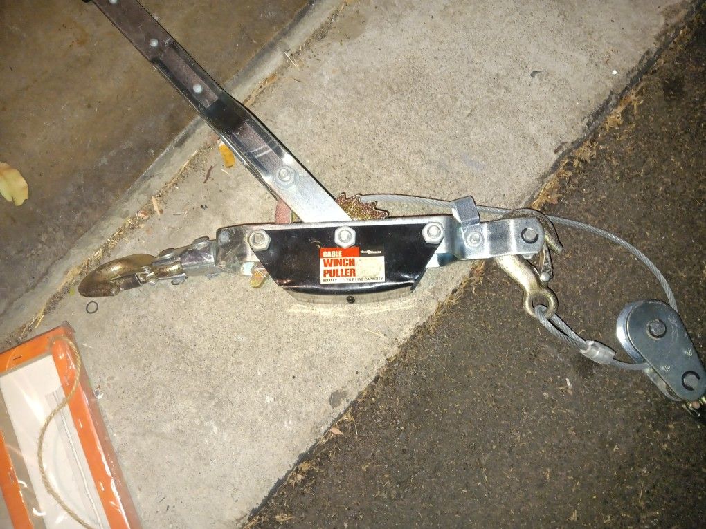 New Out Of Box 8000 Lb Cable Winch (AKA) Come Along$ 25 OBO