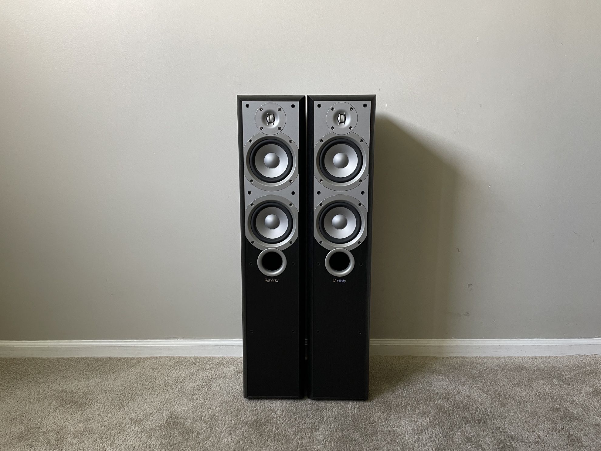 Infinity Primus 250 Home 2 Way Tower Floor Standing Speakers 