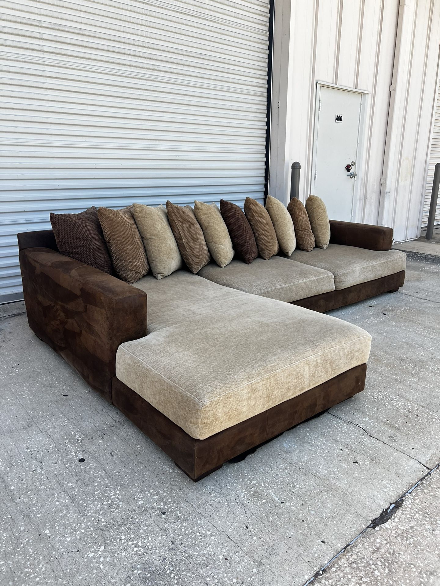 Brown Sectional Couch