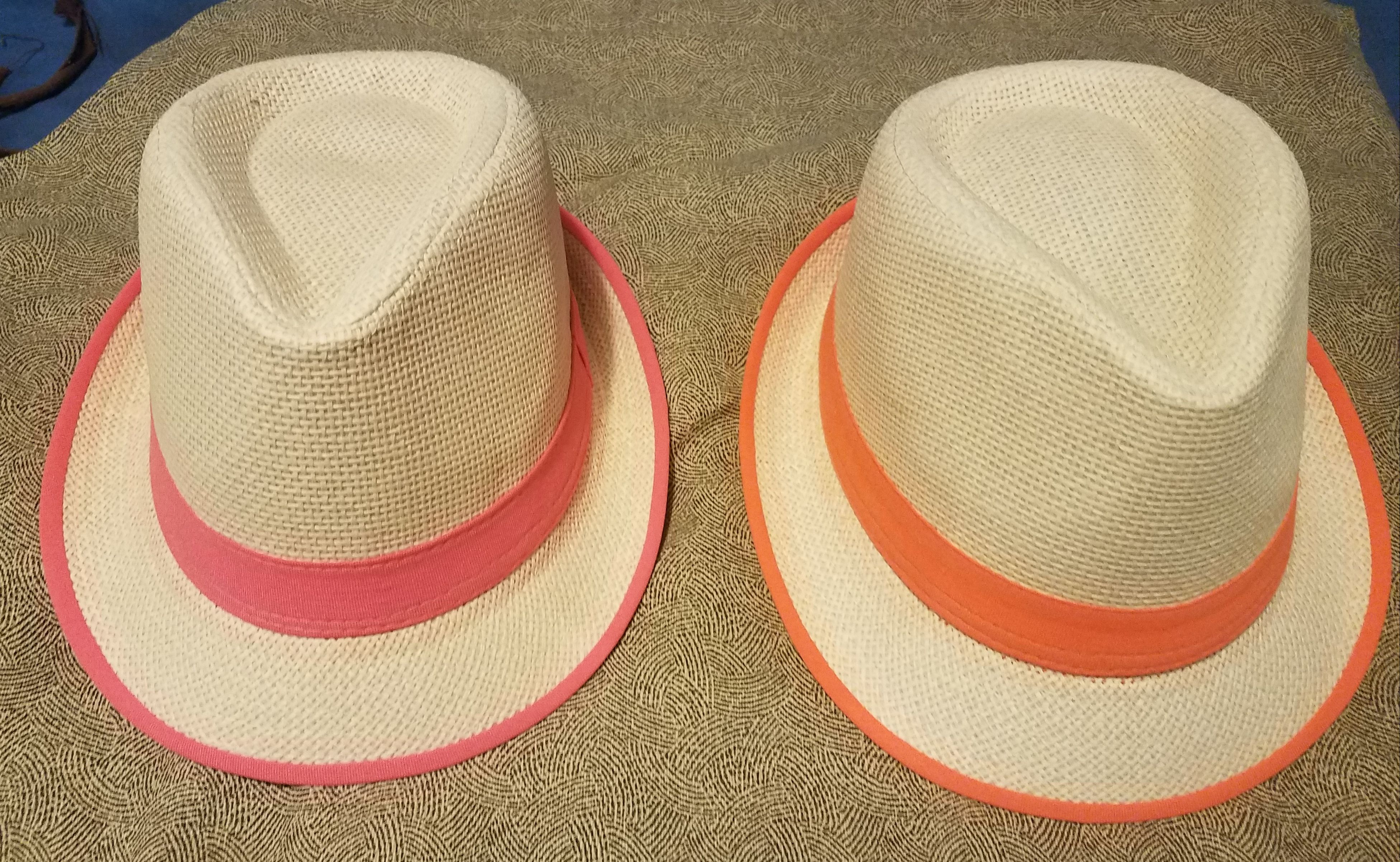 2 bold and beautiful hats