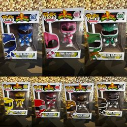 Funko Pop “power Rangers” Complete (Set Of 7)