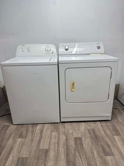 Set washer and admiral by whirlpool