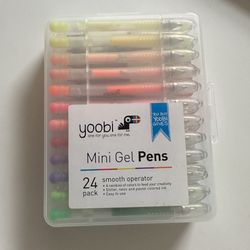 Yoobi Mini Gel Pens 24-Pack
