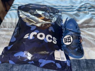 BAPE x Crocs Echo RO Clog 'Blue Camo' Men’s size 6