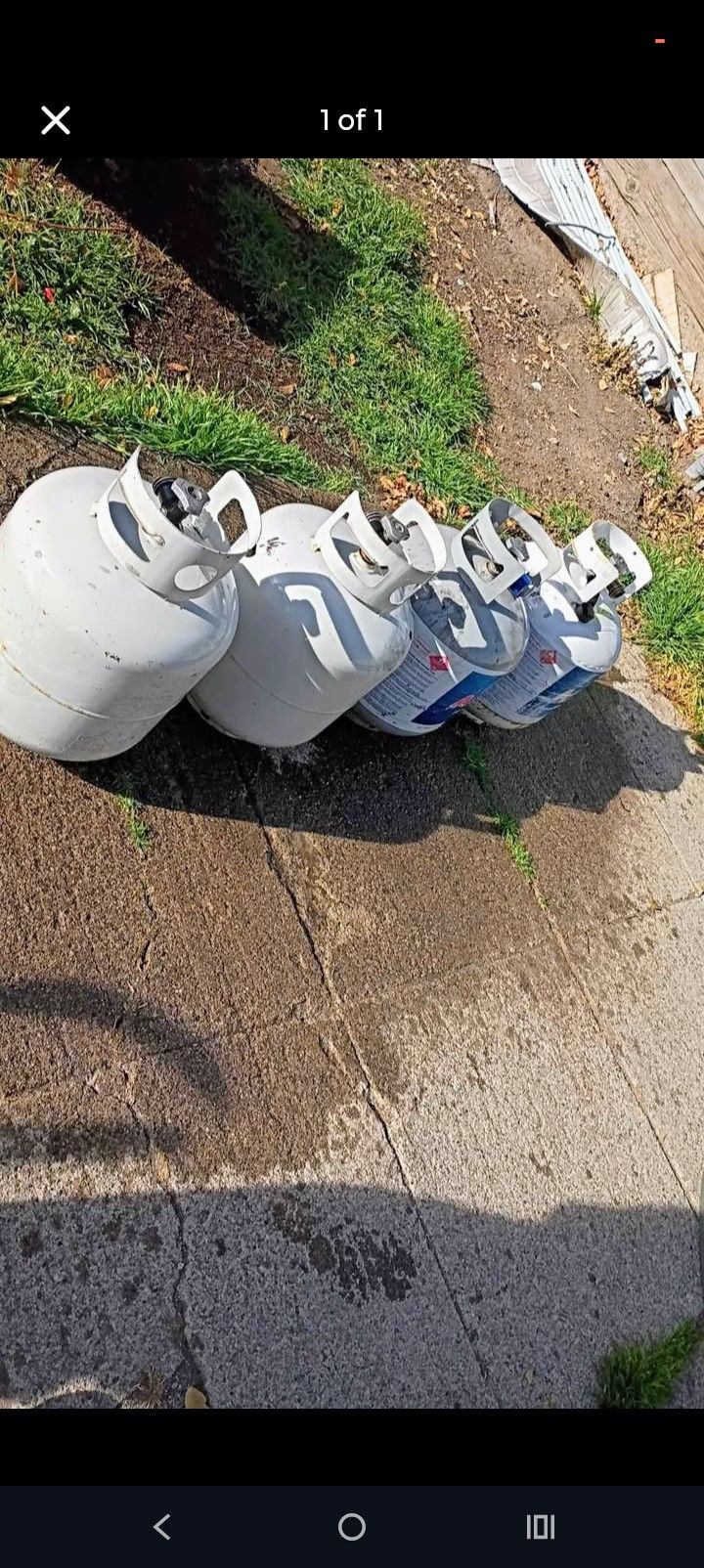 5 Gallon Propane Tanks