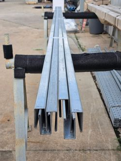 20 foot 1 5/8 x 3 1/4 solid strut