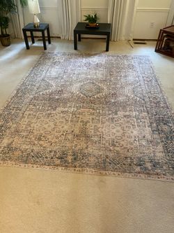 Rug 7’6” x 9’6”. Like new