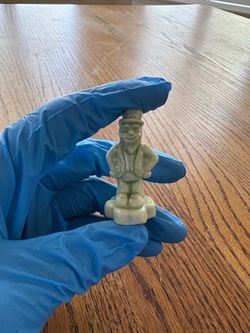 Vintage Made in England Green Gentleman Figurine