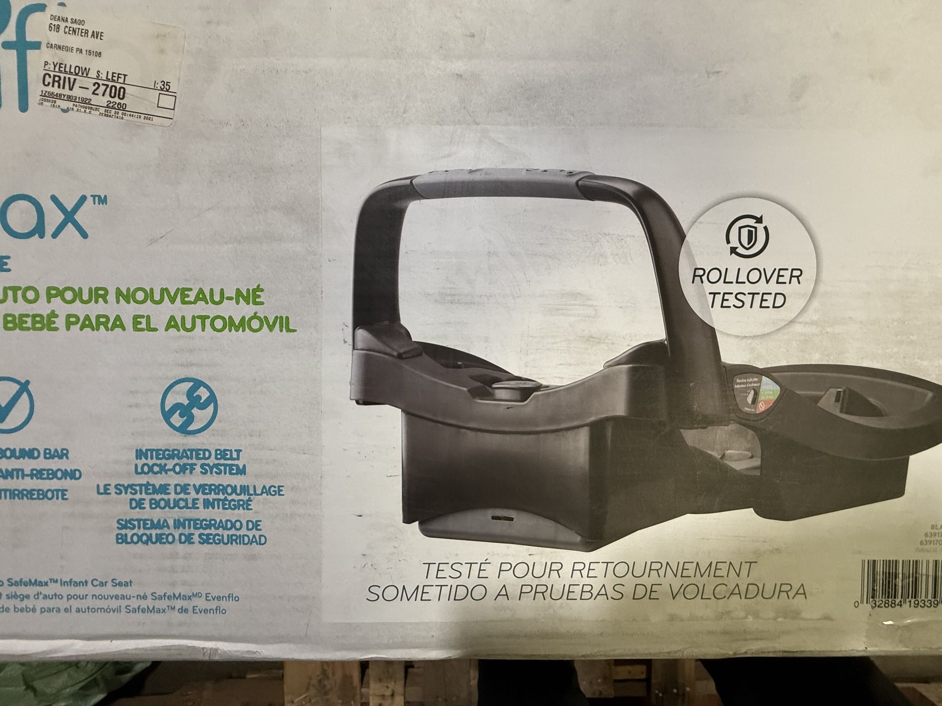 Even Flo Car Seat Base 