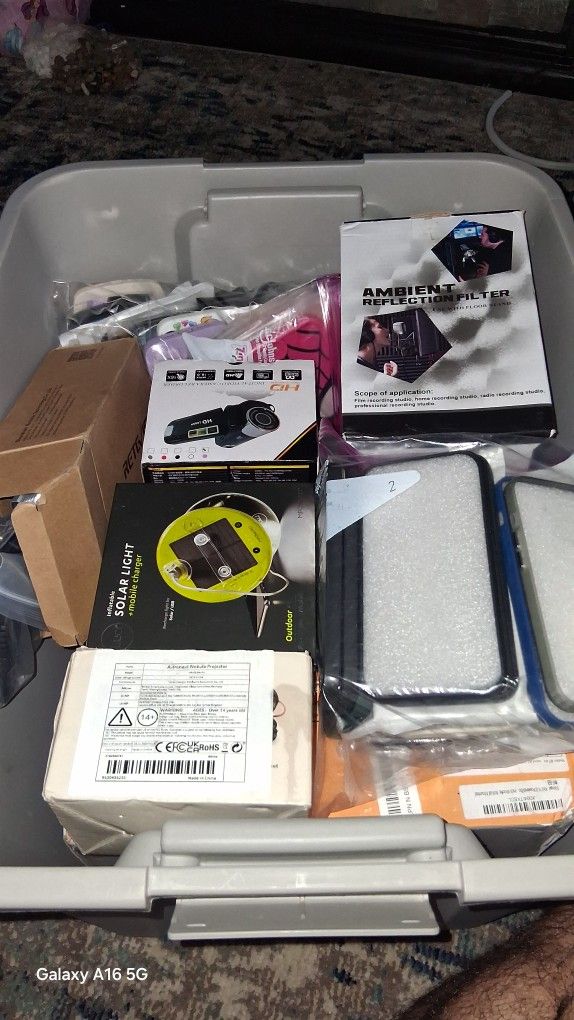 Bundle Of Electronics , Phone Cases , Accessories And Speakers ! new