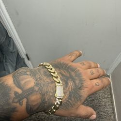 Authentic Gold 14k Pendant Bracelet Necklace 