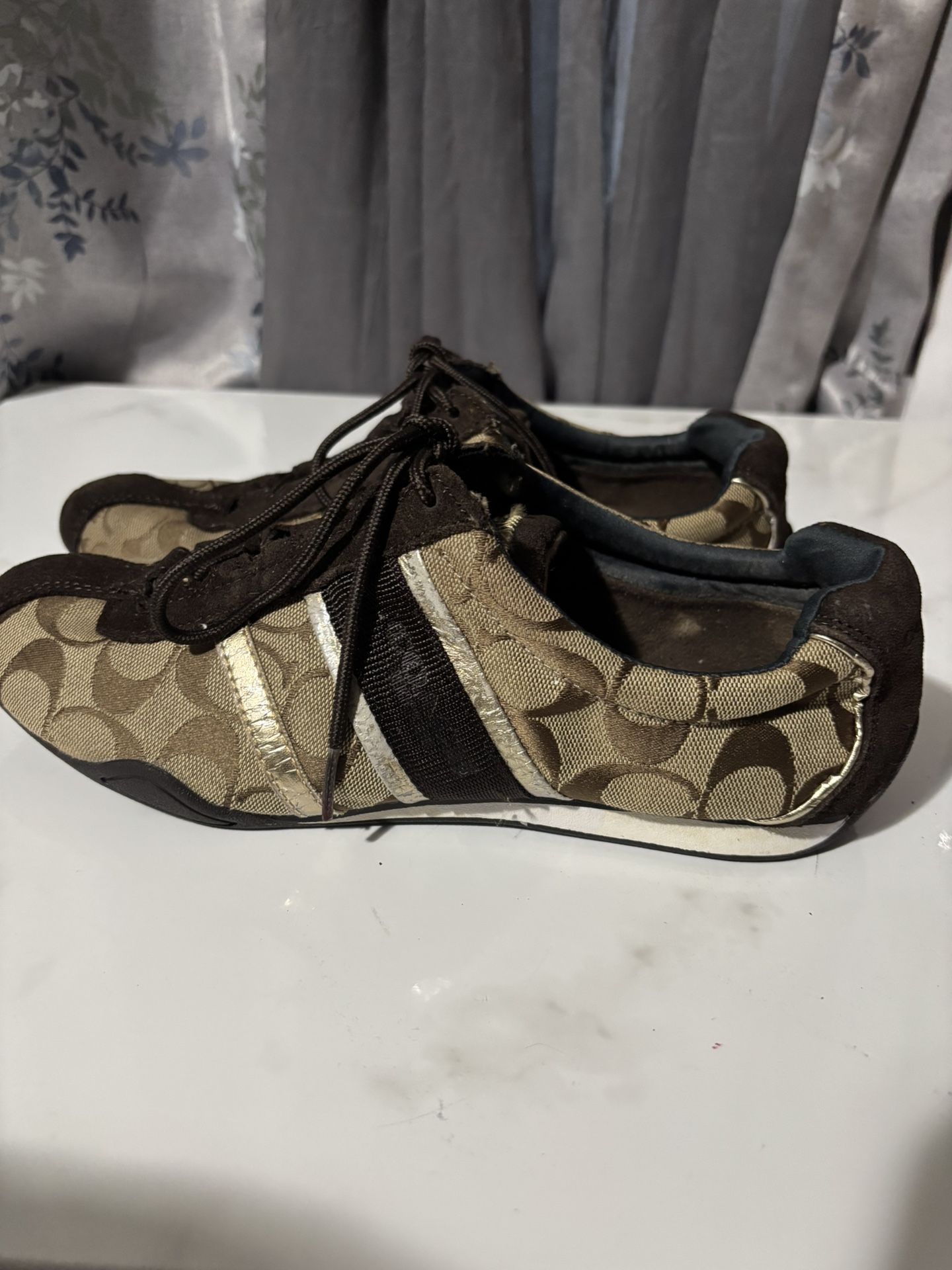 Ladies Coach Sneakers Size 10