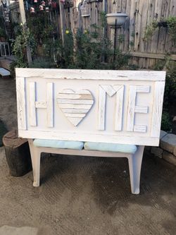 Wooden Home Sign