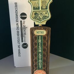 🍻 New Breckenridge Irish Stout Beer Tap Handle 