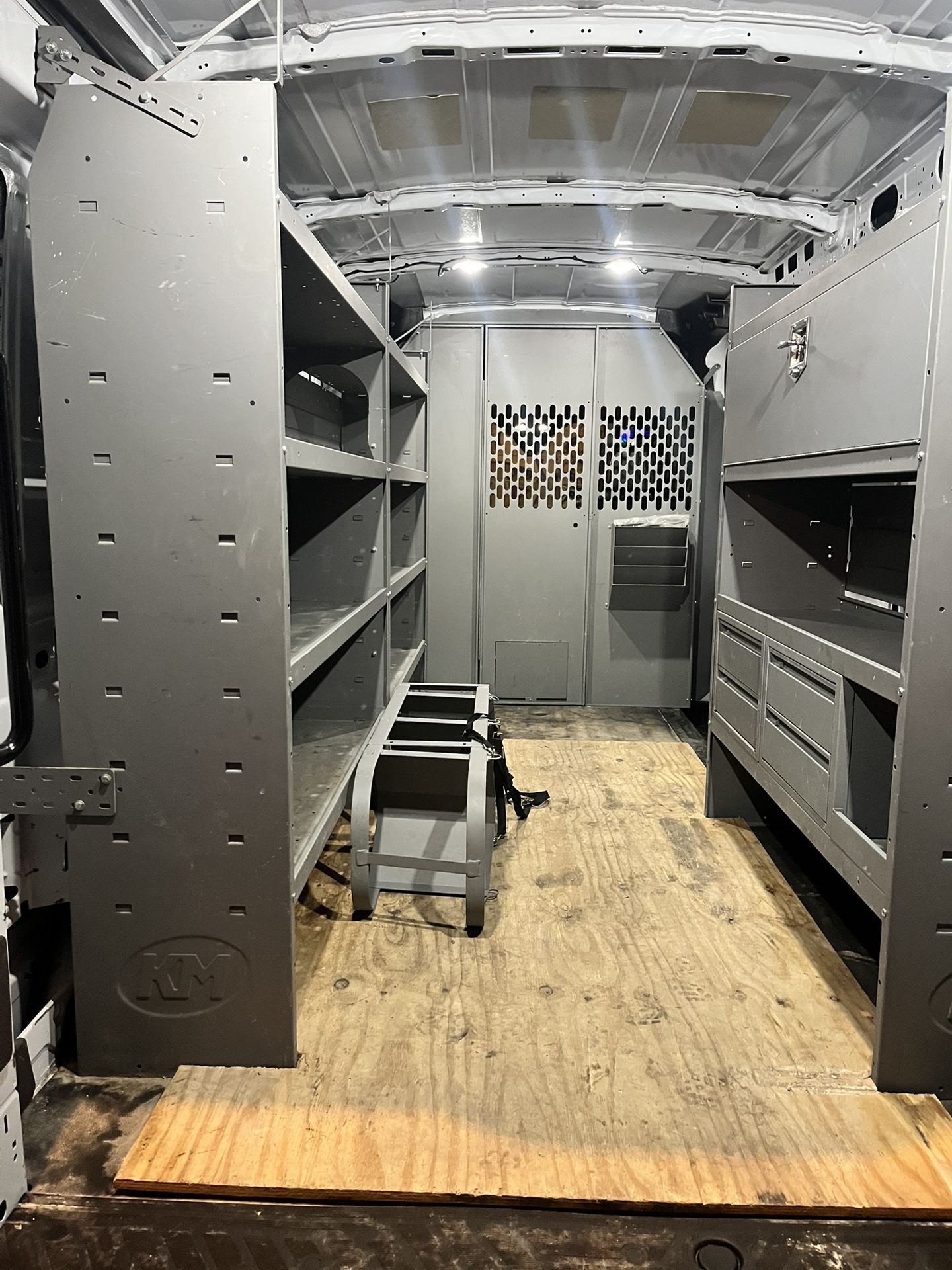 Ford Transit 250 Shelving System