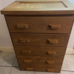 Wooden Tall Dresser