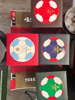 Limited Edition World Cup collectible soccer tequila bottles