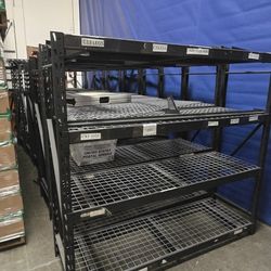Heavy-Duty Industrial Wire Shelving Racks – Warehouse Storage