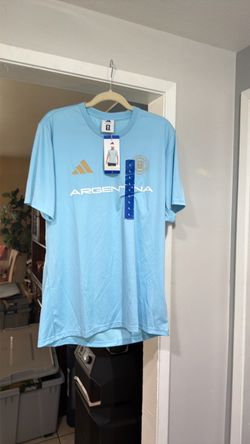 Adidas Argentina Soccer T-Shirt Men’s Size L
