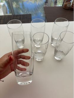 6pc Tall Glass Set
