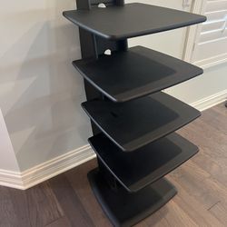 Tech Craft Five Shelf Black AV Media Stand (measurements in the pictures)
