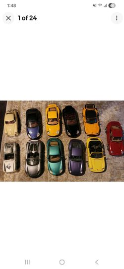 Porsche Lovers. A Unique Selection. A Lot Of 11 Porsche Diecast Cars. Scale 1:18