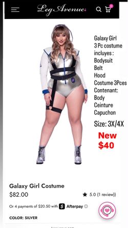 Galaxy girl costume. Complete set